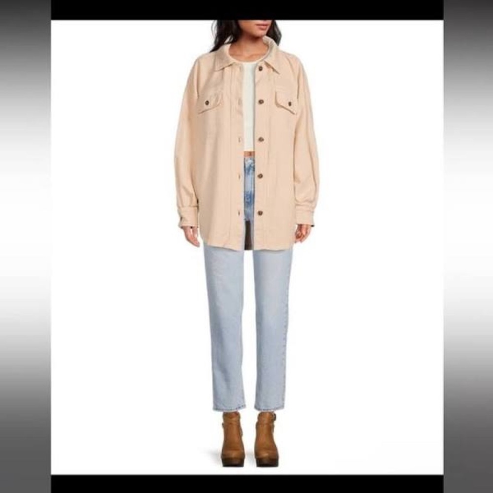 Free People  Ruby Jacket Champagne Dreams Shacket - Picture 5 of 12
